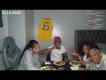 tylil u0026 gio high mukbang 😂