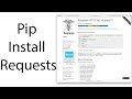 PIP Install Requests - Python Requests Module (With Example) - Code Jana