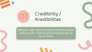 Paparan Keabsahan data Kualitatif