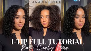 Curly Microlinks On 3C Natural Hair Client DETAILED | Curls Queen