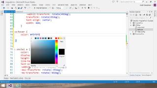 Visual Studio 2013 Web Editor Features CSS