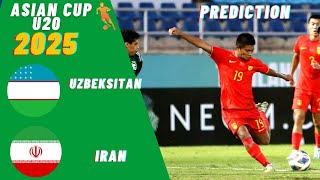 Uzbekistan vs Iran  AFC U20 Asian Cup 2025 Match Preview Prediction