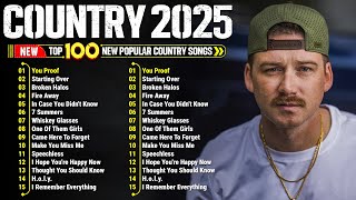 Country Music Playlist 2025 - Morgan Wallen, Luke Combs, Chris Stapleton, Kane Brown, Luke Bryan,