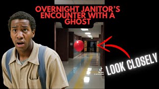 Night Janitor Experiences Terrifying Encounter With A Ghost Moving A Balloon!