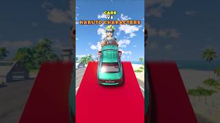 Cars VS Naruto Characters 🚗 | BeamNG.drive #shorts