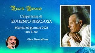 L'esperienza di EUGENIO SIRAGUSA