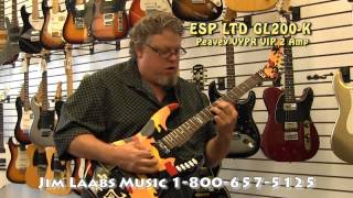 ESP LTD GL200-K Kamakazi Electric Guitar Video Demo