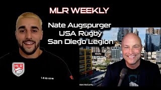 USA/San Diego star Nate Augspurger on MLR Playoffs, USA Rugby vs Chile, Legion's Next Steps