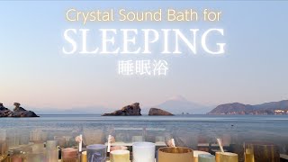 Crystal Sound Bath for Sleeping No.52 [Alchemy Crystal Singing Bowls Sound Healing]