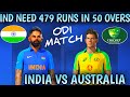 (IND VS AUS) 2nd ODI MATCH IN Cricket 19 | IND NEED 478 RUNS IN 50 OVERS | INDIA VS AUSTRALIA