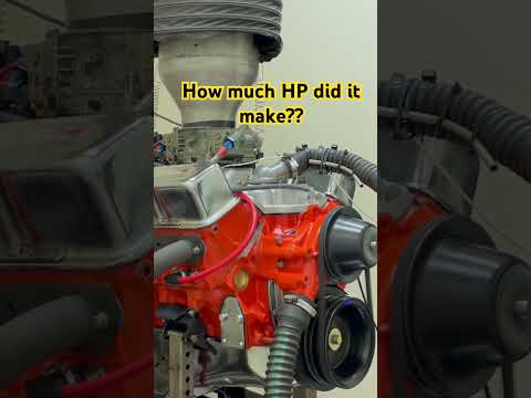 How much horsepower does a stock 350 engine have?