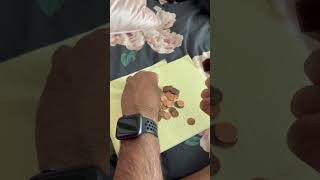 How to put coins into paper rolls? Banks making life hard! 🤣😂 #coins #paperrolls