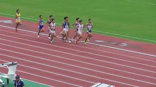 2019関西新人 男子1500m予選3組 市林、土本