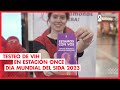 Testeo de VIH en estación Once. Día Mundial del Sida 2023