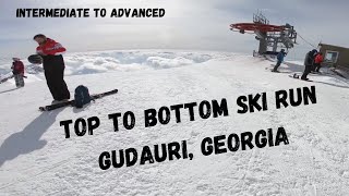 Gudauri Ski Resort (Top To Bottom), Georgia