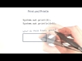 print and println - Intro to Java Programming
