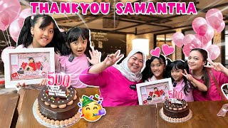 DINAR KAGET‼️ DAPAT SURPRISE 500K DARI SAMANTHA🤩🥳 #youtuber #viral