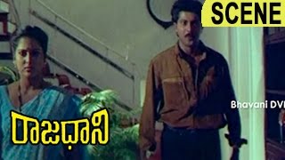 Vinod Kumar Powerful Action Scene | Rajadhani Telugu Movie Scenes