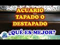 ¿QUÉ ES MEJOR, TENER EL ACUARIO TAPADO O DESTAPADO?