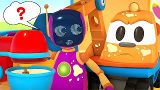 Car cartoons full episodes & Learning baby cartoons - Leo the Truck & funny stories for kids.