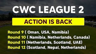 DATES ANNOUNCED | From Round 9-12 | ICC CWC LEAGUE 2 | Daily Cricket News