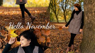 Hello November 🍂🍄‍🟫 | Fall Forest Walk | Cozy Autumn Recipe | Slow Living Vlog