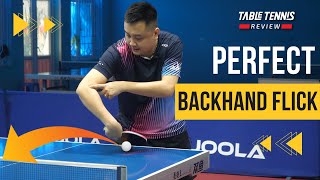 PERFECT BACKHAND FLICK No2 by Grandmaster HOANG CHOP | Table Tennis Tutorial | TTR