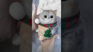 Your Christmas kittens are coming #cat #squishy #diy #cute #handmade