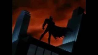 Batman the Animated Series intro with the 1989 Batman theme.