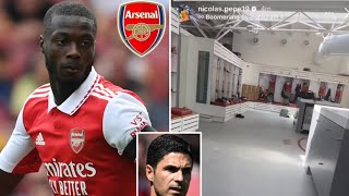 Watch Nicolas Pepe return to Arsenal's training ground