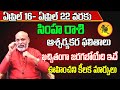 Simha Rashi Vaara Phalalu 2023 | Simha Rasi Weekly Phalalu Telugu | 16 April 2023 - 22 April 2023