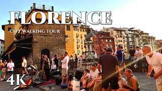 [4K WALK] Florence, Italy Walking Tour 2024 Summer / 60fps HDR