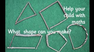 Fun maths outside shapes