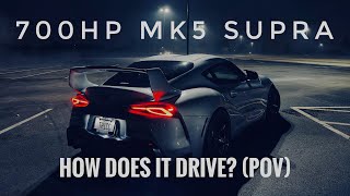 700HP 2020 Supra POV Drive - How Is It Like?