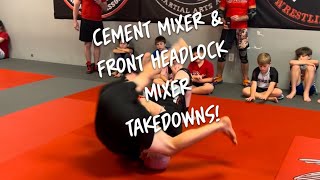 CATCH WRESTLING: CEMENT MIXER \u0026 FRONT HEADLOCK MIXER TAKEDOWNS: SNAKE PIT U.S.A.