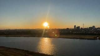 2025.2.11_江戸川のマジックアワー（タイムラプス）/ Time lapse of Edogawa during magic hour.