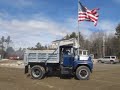 mack 685 model single axle dump truck