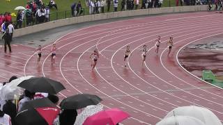 2019京都高校陸上春季大会　女子200ｍTR決勝1組