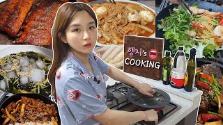 리얼먹방:) 햄지's 요리모음🔪 2탄!!!ㅣPART 2★HAMZY’s Cooking COMPILATIONS ㅣREAL SOUNDㅣASMR MUKBANGㅣEATING SHOWㅣ