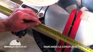 Tutorial Construcción Domo Geodésico - Marcando la longitud de la arista - Video 1