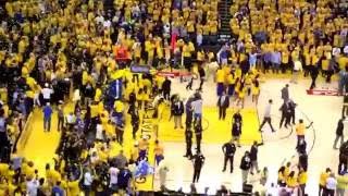 Game 7, Warriors vs OKC: Steph Curry and E-40 greet each/celebrate Warriors win