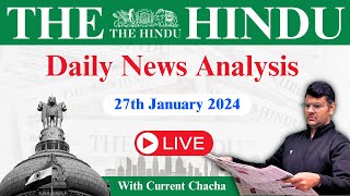 The Hindu Analysis | 27 January 2024 | Daily News Analysis UPSC | Unacademy