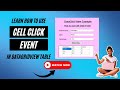 Learn how to use CELL CLICK EVENT in DATAGRIDVIEW TABLE in just 7 minutes😱|| Step by step tutorial✅️