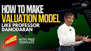 How to make a DCF Model like Professor Damodaran | Complete Tutorial | Free Template Included