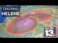 NHC forecasts Helene to be a Category 4 hitting Florida Thursday, Tropical Storm Warning in Alabama