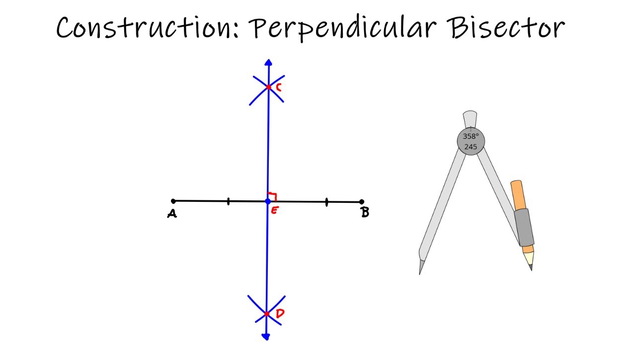 Perpendicular Bisector Construction Steps Construction Of Angle