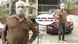 Dalip Tahil \u0026 Anjana Spotted At Juhu | Dalip Got Angry On Media WHY ?