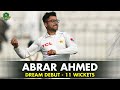 Abrar Ahmed's Dream Debut! 1️⃣1️⃣ Wickets against England, Multan 2022