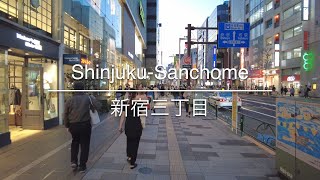 [4K] Shinjuku-Sanchome 新宿三丁目 [Tokyo 東京] [Walk 散歩] #602