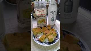 Cornbread mix with Siggis drinkable yogurt🐰